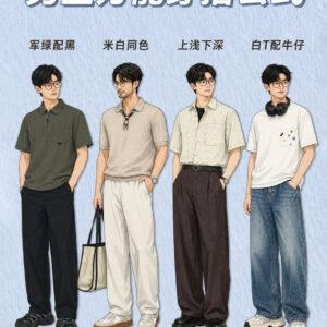 夏天男生穿搭指南｜4个搭配逻辑，不用买新衣服也能穿出好比例-有一UIIYII