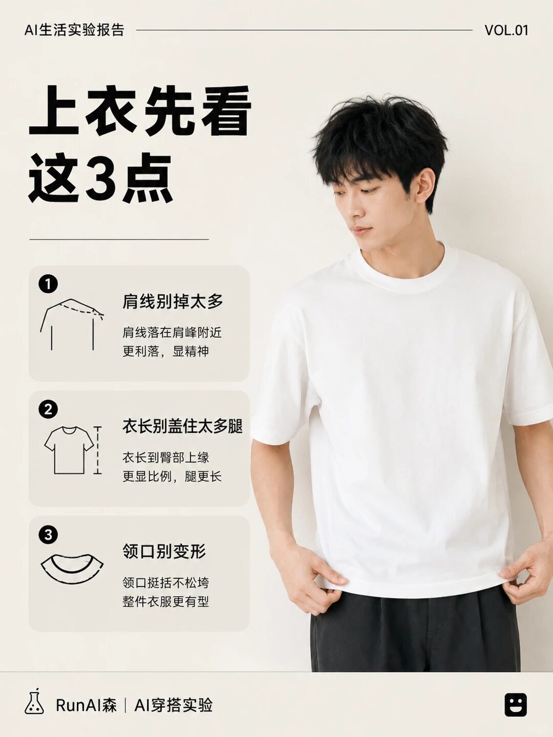 男生穿搭显邋遢?问题可能出在版型上-有一UIIYII