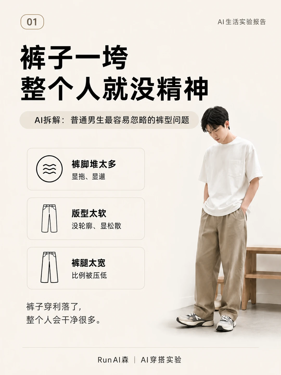 裤子一垮,整个人真的会没精神-有一UIIYII