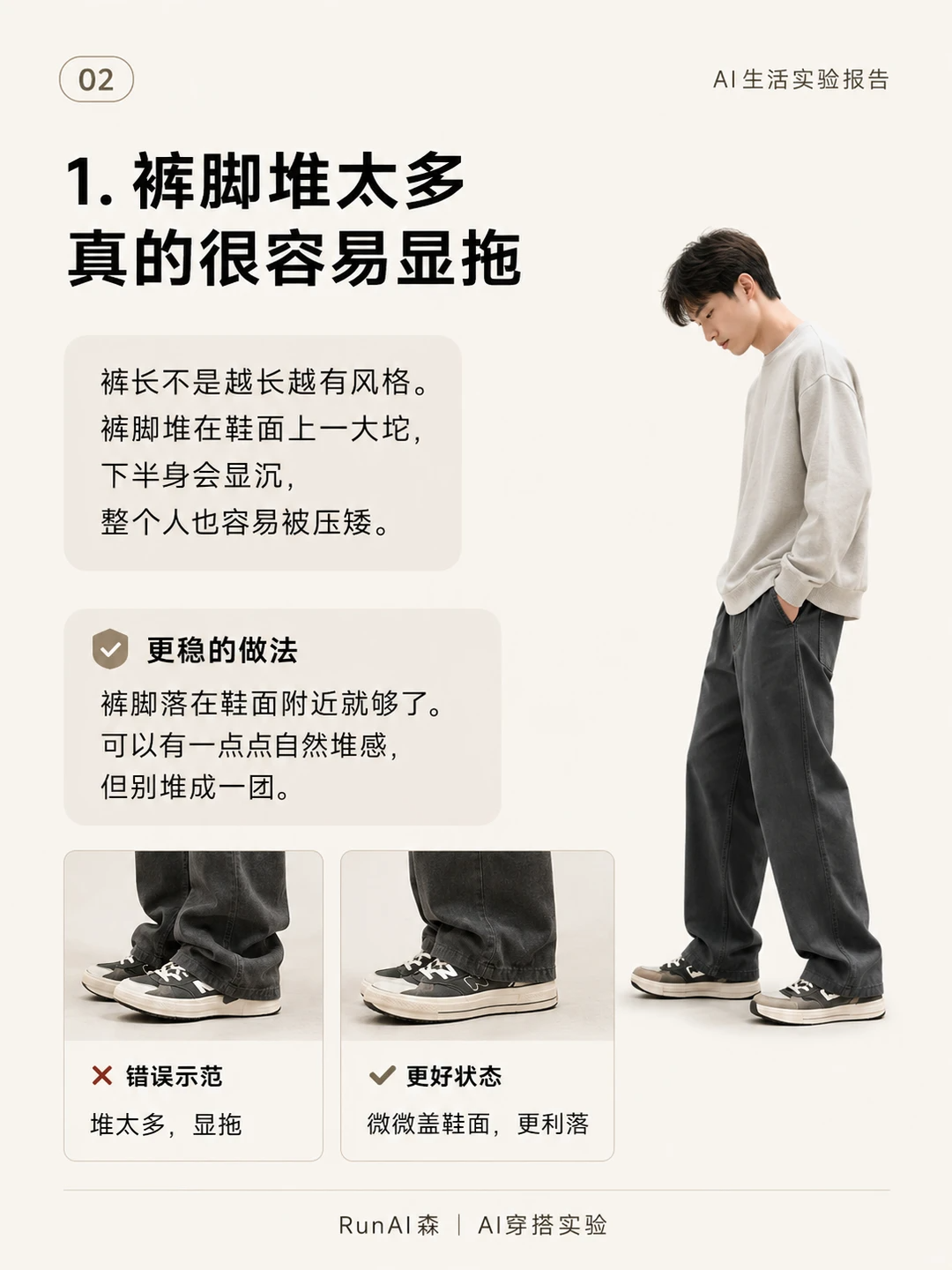 裤子一垮,整个人真的会没精神-有一UIIYII