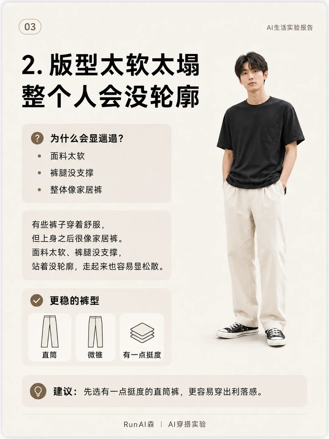 裤子一垮,整个人真的会没精神-有一UIIYII