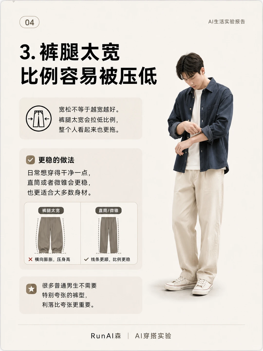裤子一垮,整个人真的会没精神-有一UIIYII