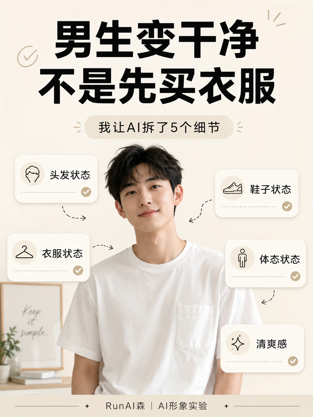 男生变干净,真的不用先买衣服-有一UIIYII