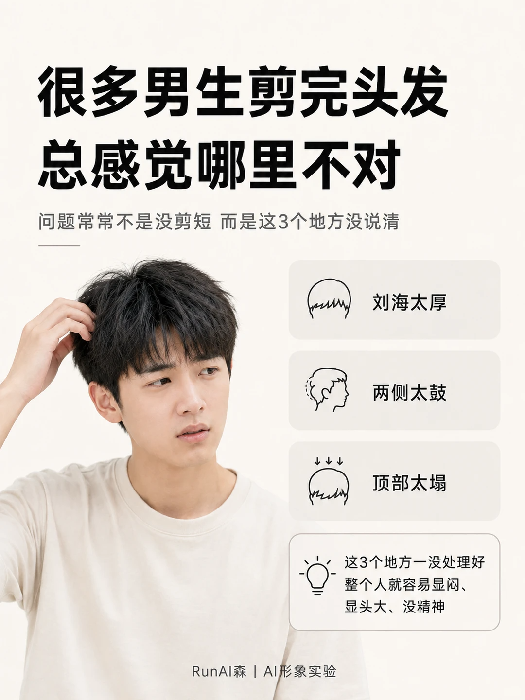 普通男生剪发前,先跟理发师说这3句话-有一UIIYII