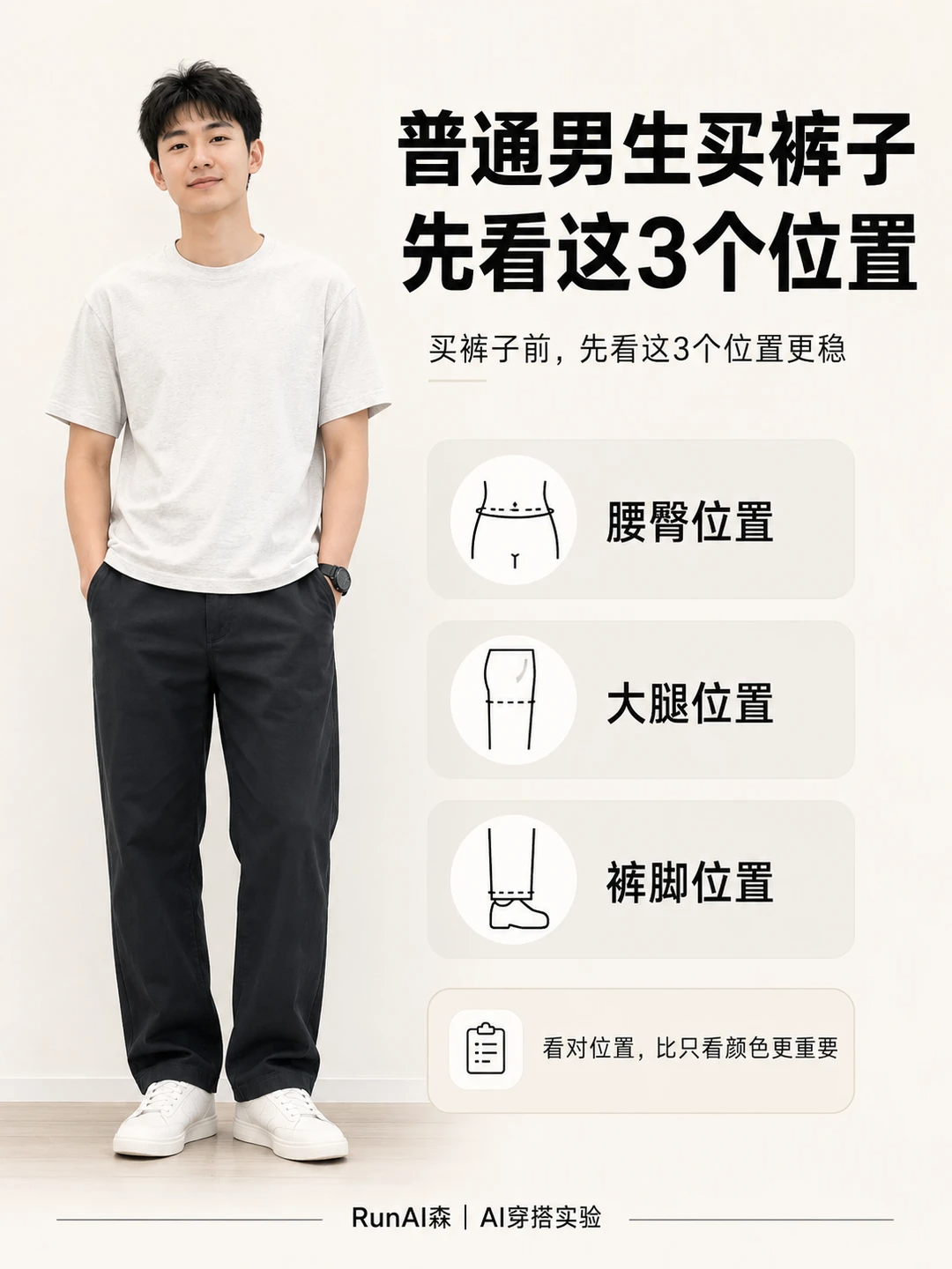 这3个位置决定裤子穿得干净利落-有一UIIYII