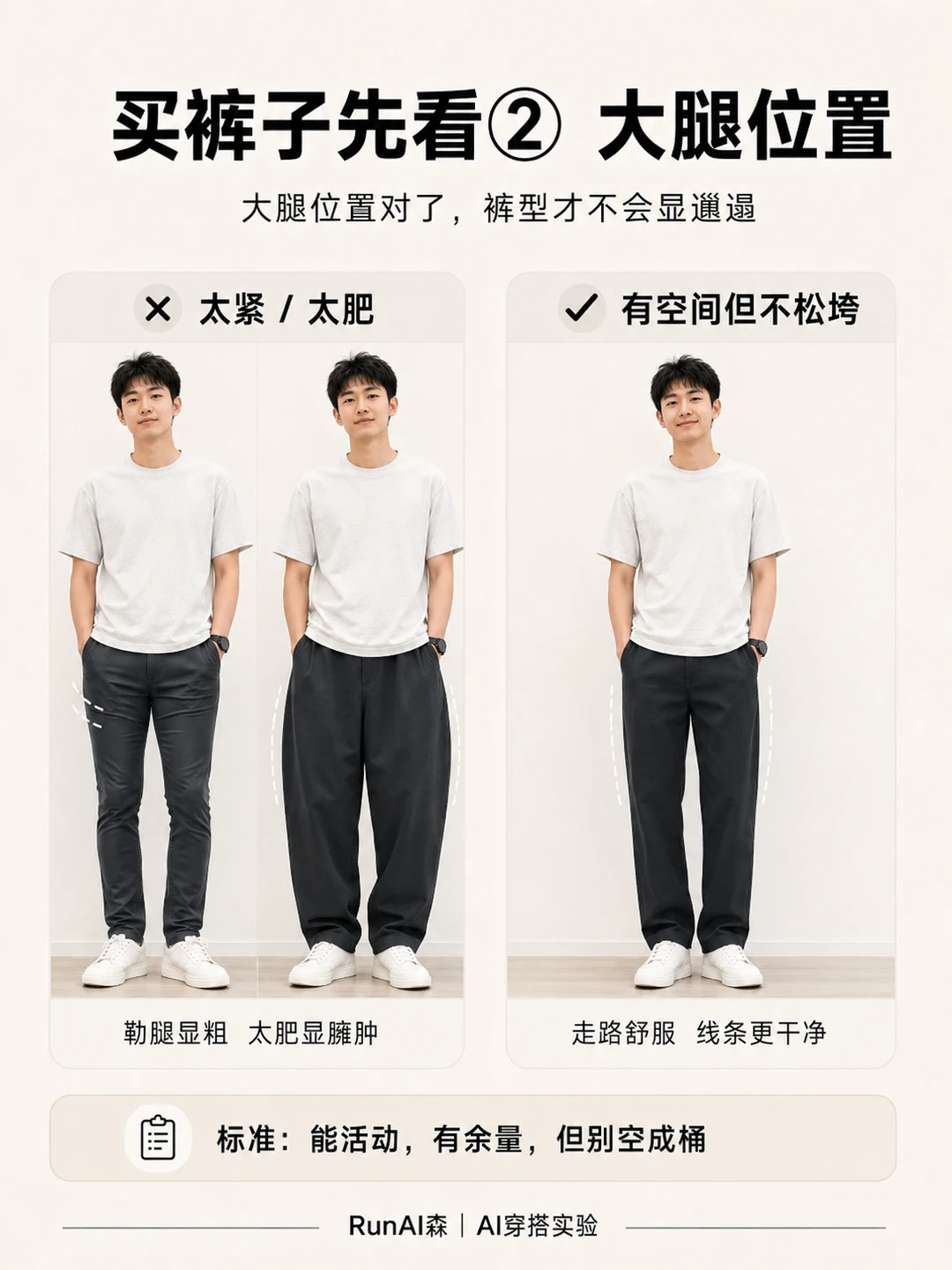 这3个位置决定裤子穿得干净利落-有一UIIYII