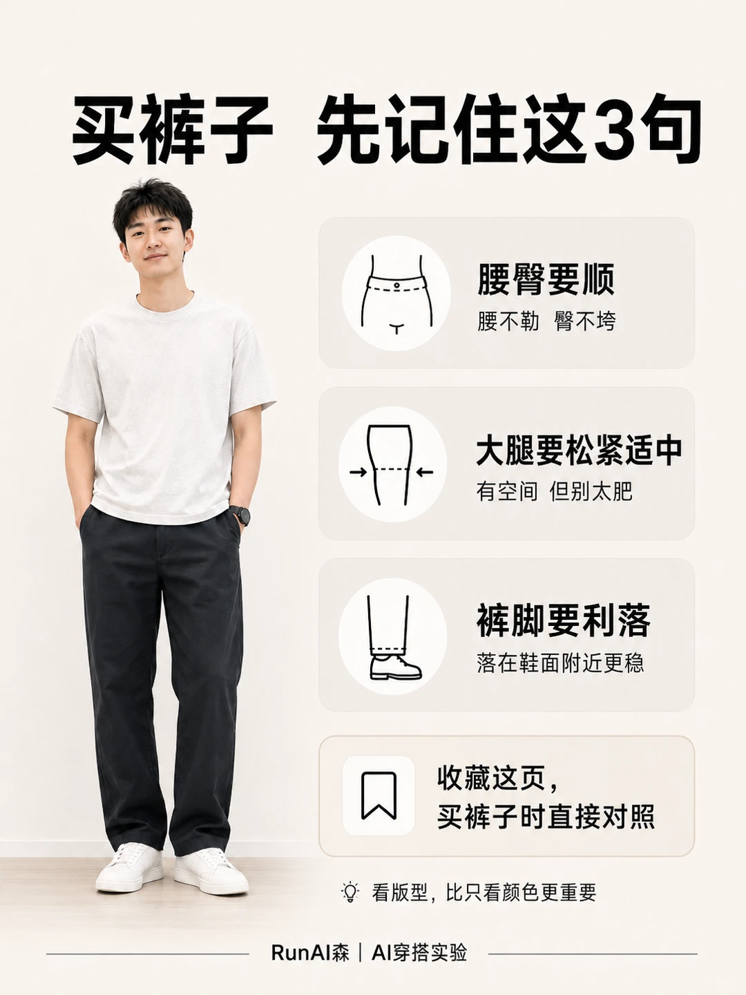 这3个位置决定裤子穿得干净利落-有一UIIYII