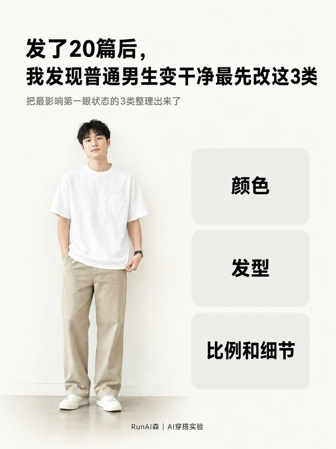 发了20篇后,我发现男生变干净最先改这3类-有一UIIYII