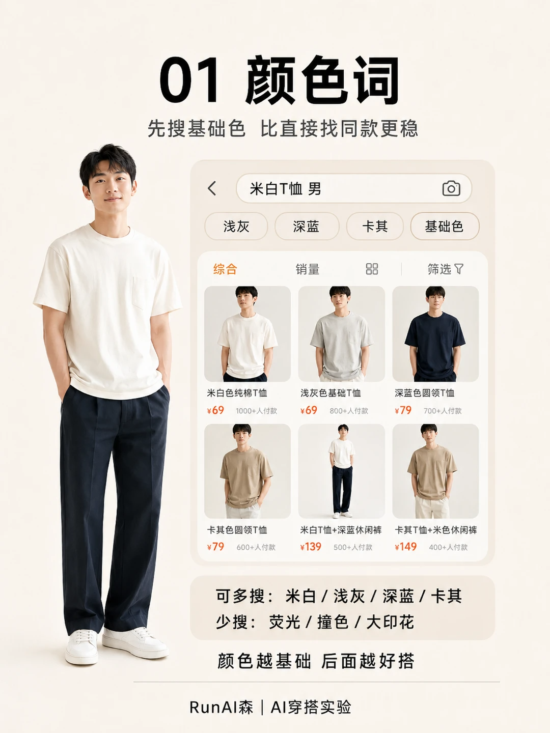 衣服买回来不好搭?先学会这3个搜索词-有一UIIYII