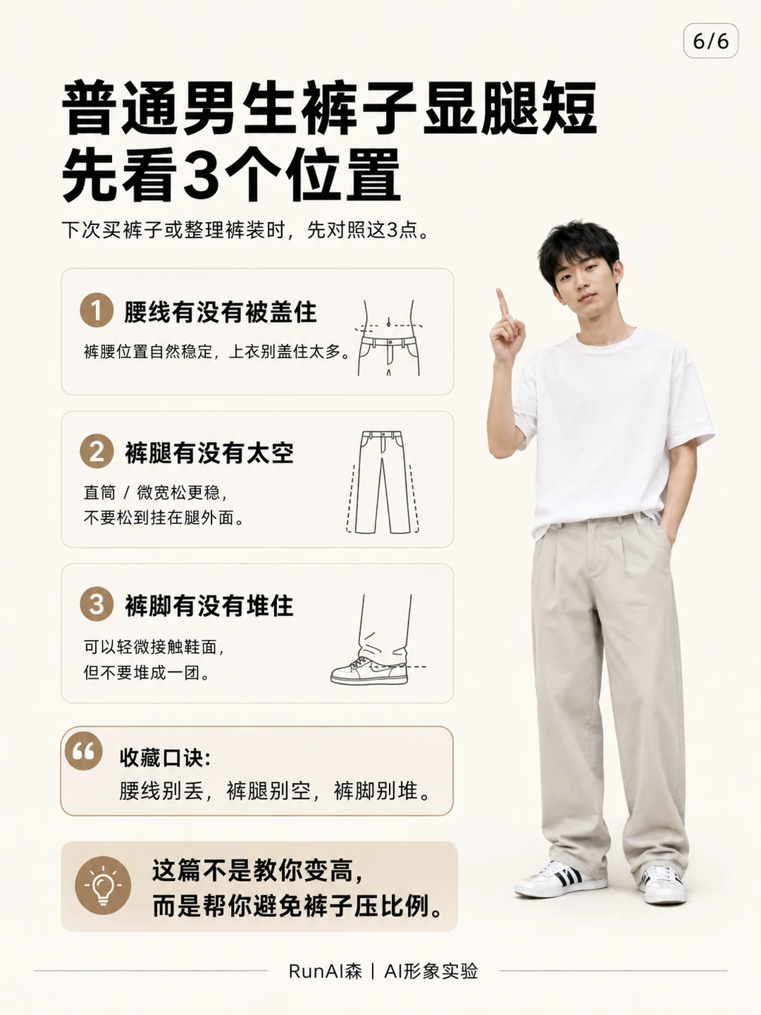 为什么你的裤子穿起来总显腿短?-有一UIIYII