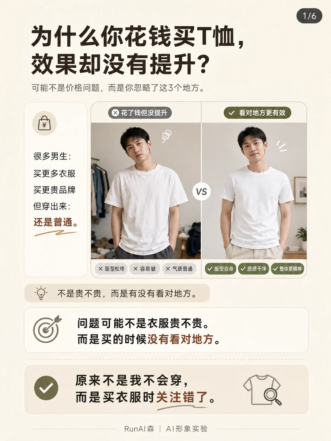 为什么你花钱买T恤,效果却没有提升?-有一UIIYII