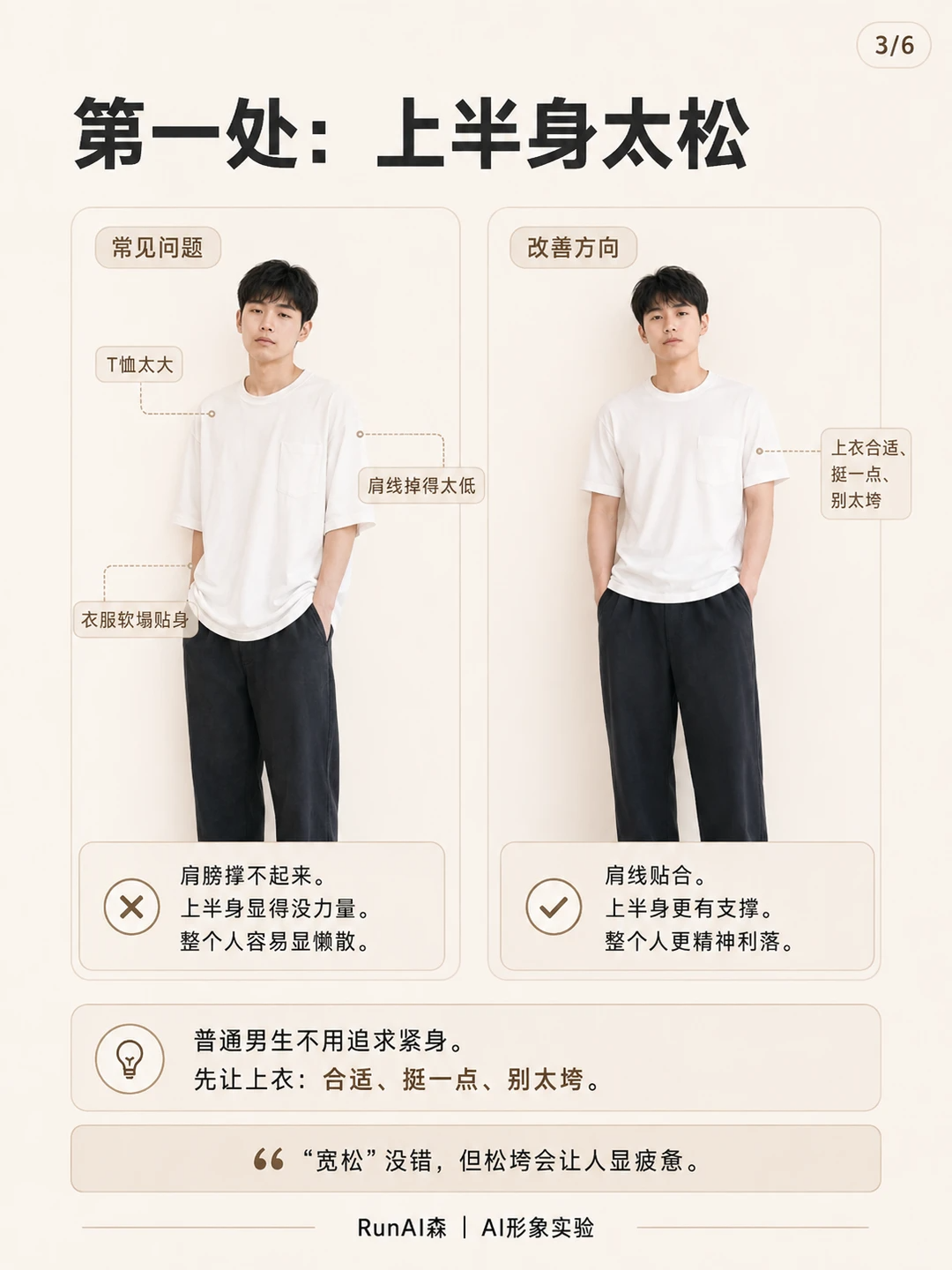 你不是不会穿,是3个地方让你看起来没精神-有一UIIYII